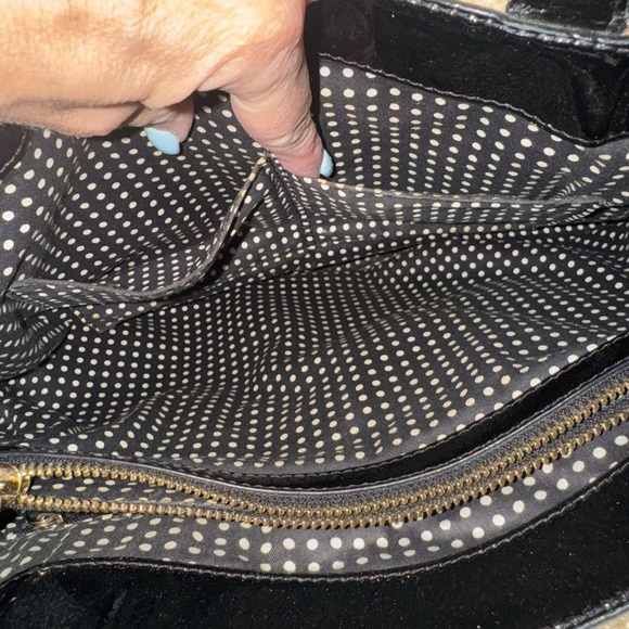 Kate Spade Tan and Black Bow Tote Bag - Picture 9 of 14